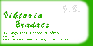 viktoria bradacs business card