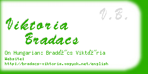 viktoria bradacs business card
